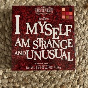 Revolution X Beetlejuice I Myself Am Strange and Unusual Eyeshadow Palette